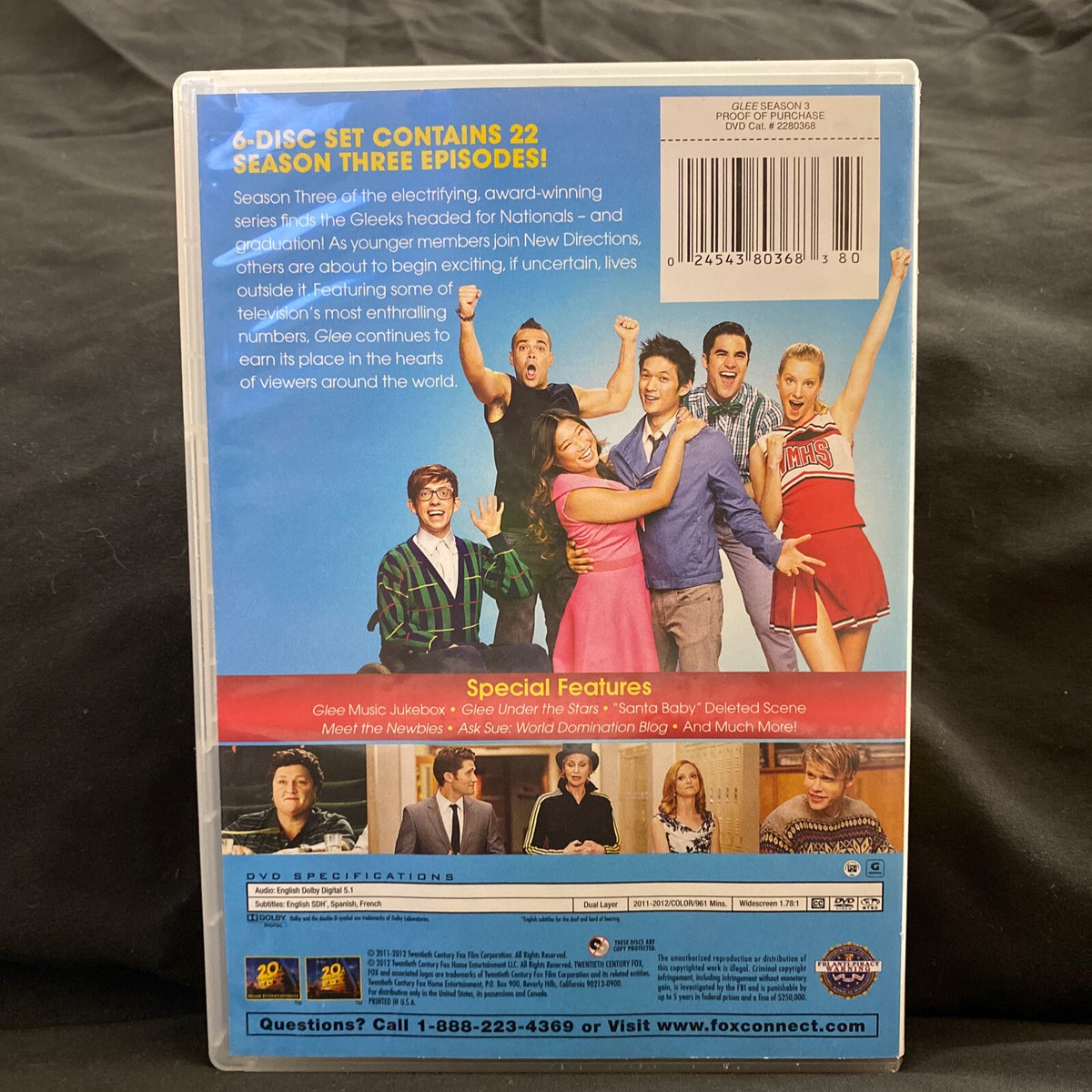 その他 Glee: the Complete Third Season/ [DVD] [Import] Amazon.com: Glee: Season 3 : Lea Michele, Matthew Morrison