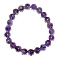 Amethyst Stretch Bracelet 8mm