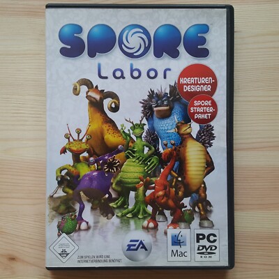 Spore Labor Kreaturen-Designer PC Spiel in OVP (Disc top)