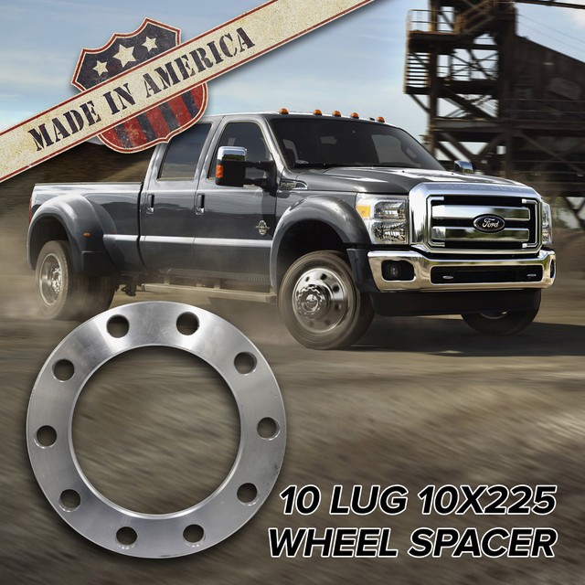 2 pc USA MADE 10 Lug 10x225 Wheel Spacers 0.75" Thick eBay