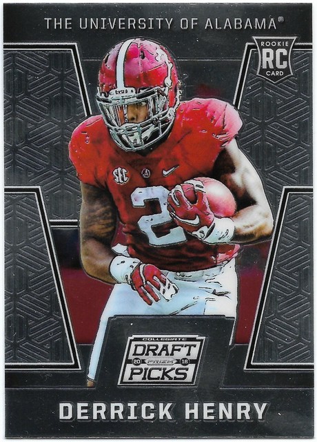 2016 Panini Prizm Collegiate Draft Picks DERRICK HENRY Rookie Card 108 
