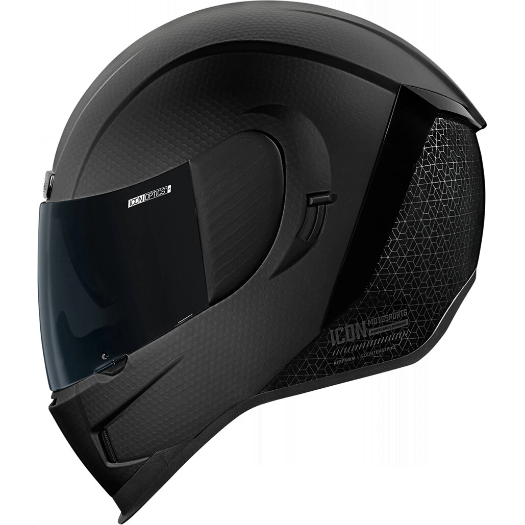 Icon Size M Black Motorcycle & Powersports Helmets for sale | eBay