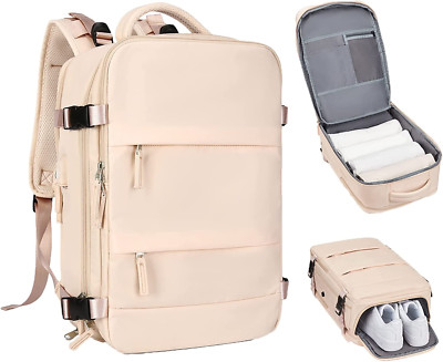 coofay Carry On Backpack Flight Approved Personal Item Travel Backpack For Women