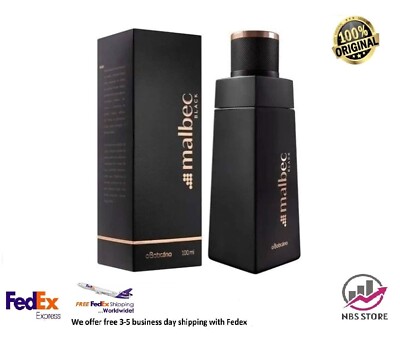O Boticário - Malbec Black Deodorant Cologne For Men - 100ml | eBay