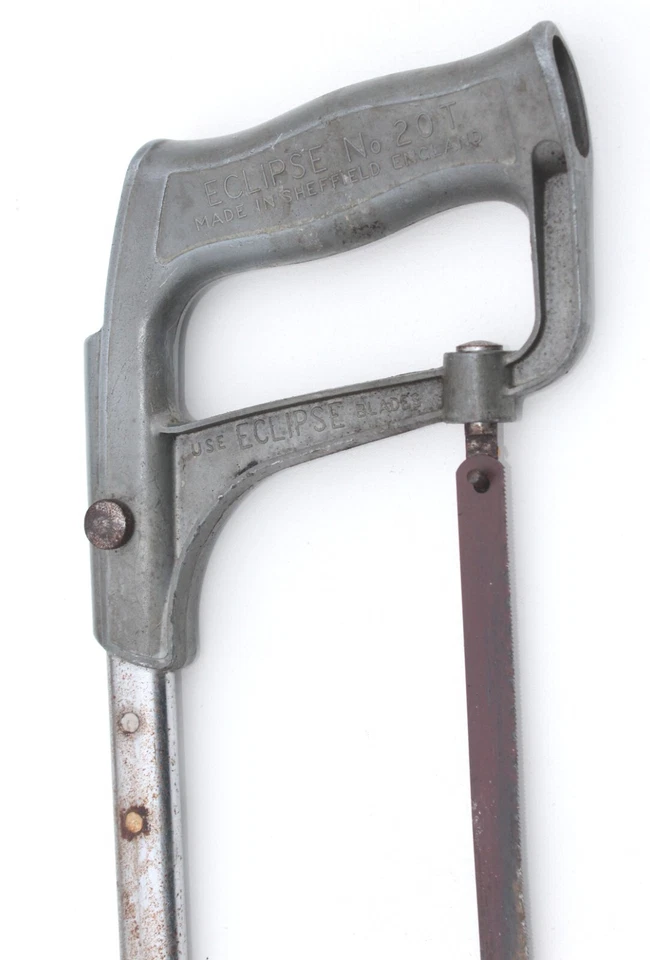 Used Rusty Vintage Eclipse No.20T Saw Adjustable Hacksaw Made in England - Image 3 of 4