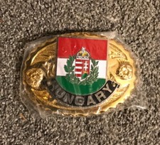 Hungary Belt Buckle National Emblem of Hungary NEW