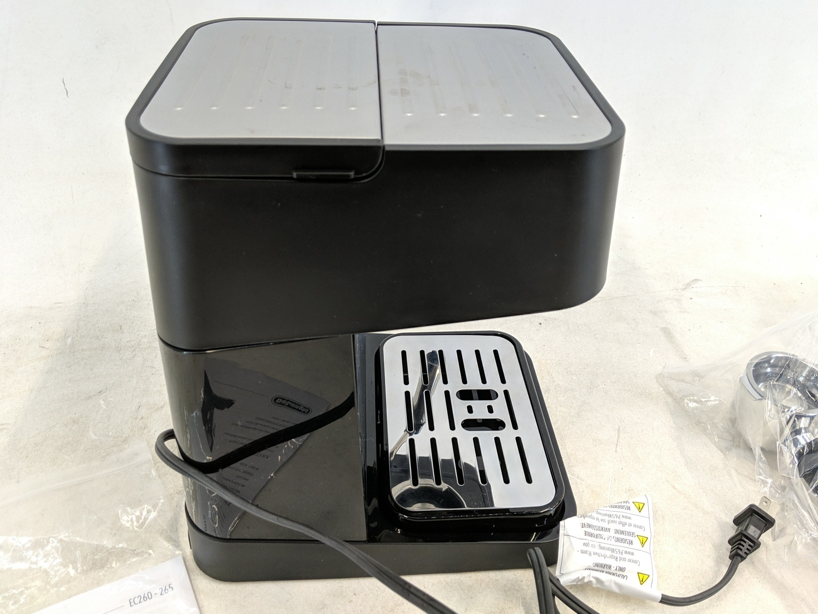 De'Longhi Stilosa EC260.BK, Espresso Coffee Machine with Barista Pump