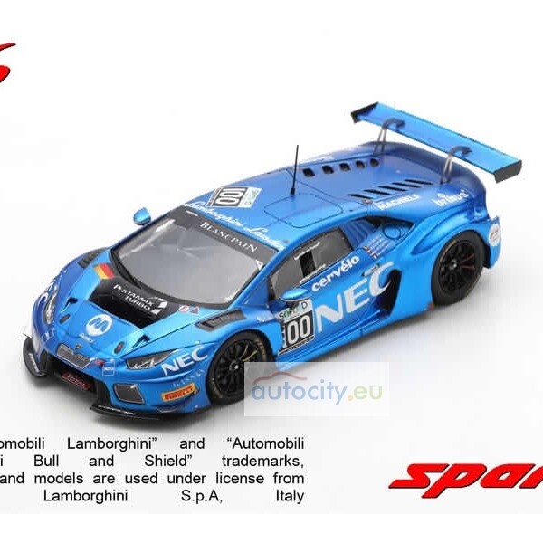 Spark Models LAMBORGHINI HURACAN GT3 N100 - ATTEMPTO RACING - 24H SPA 2016 SB291