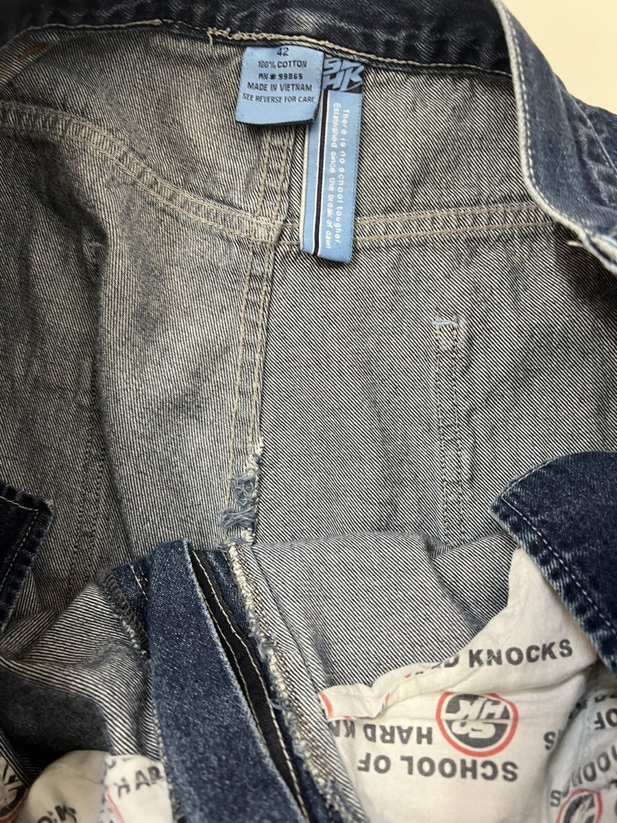 School Of Hard Knocks Shorts Mens 38 Blue Denim Lil Bolo Hip School Of Hard Knocks Shorts Mens 38 Blue Denim Lil Bolo Hip