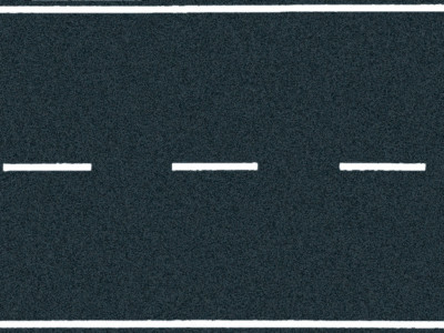 NOCH 60700 H0 Bundesstraße, Asphalt, 100x8cm (Grundpreis 1qm=93,63 Euro)