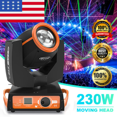 7R 230W Beam Zoom Sharpy 8 Prism DMX Stage Lighting Moving Head Light Show Disco