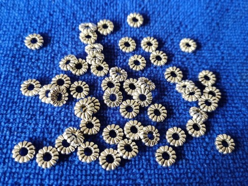 Whole Sale Antiqued Silver Metal Tiny Barrel Star Spacer Bead for Jewelry Making - Picture 31 of 37