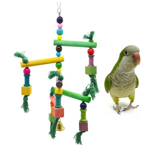 Bird Foraging Toys Parrot Stand Parrot Swing Talking Parrot Toy - Picture 6 of 12