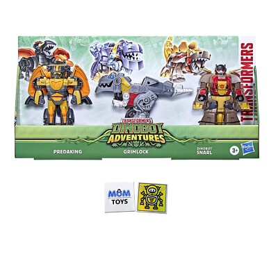 Transformers Dinobot Adventures Dino Squad Grimlock Dinobot Snarl Predakin