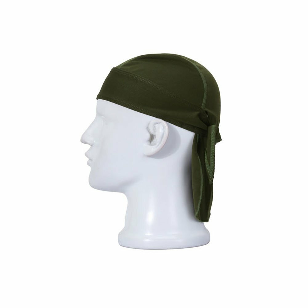 DOCILA 3 Pezzi Do Rags Uomo – Bandana Paisley Con Fodera Per Casco, Traspirante, Taglia Unica, Colori Rosso/Bianco/Nero
