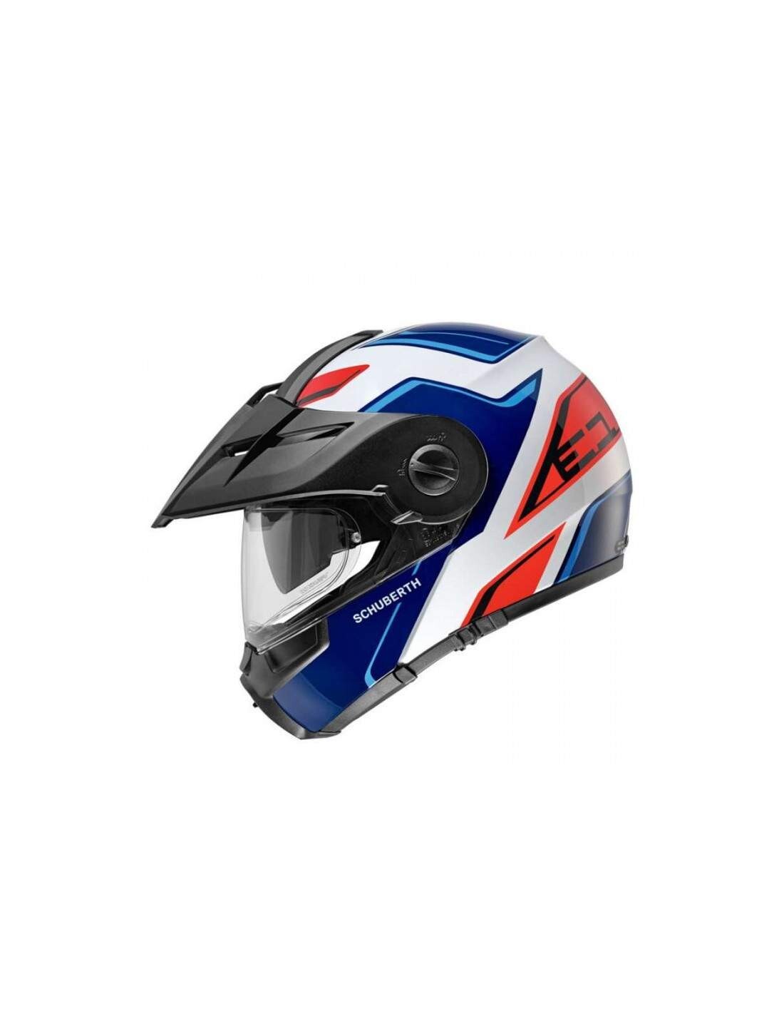 Casque Schuberth E1 bleu grande taille avec finition premium