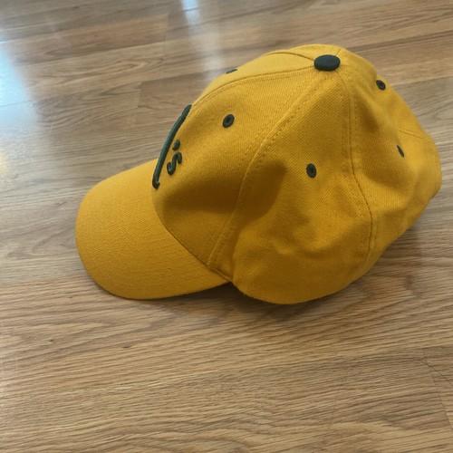 Oakland athletics Adjustable Ball Cap Hat Embroidered TWINS ENTERPRISE Yellow - Picture 4 of 10