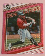 KETEL MARTE 2022 DONRUSS PINK FIREWORKS DOMINATORS #D12 ARIZONA DIAMONDBACKS