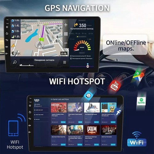 For Honda JAZZ/FIT 2008-2013 Android 13 Car Stereo Radio GPS Navi CarPlay + Cam - Picture 10 of 16