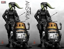STAR WARS AHSOKA #4 - TAKASHI OKAZAKI - EXCLUSIVE - TD & VIRGIN ^SET^ - IN HAND