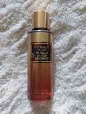 Victoria's Secret VANILLA AMBER BOURBON Fragrance Mist 8.4 oz New