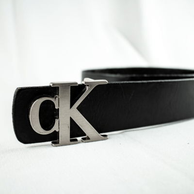 Calvin Klein Black Genuine Harness Leather Women Vintage CK  display picture 1