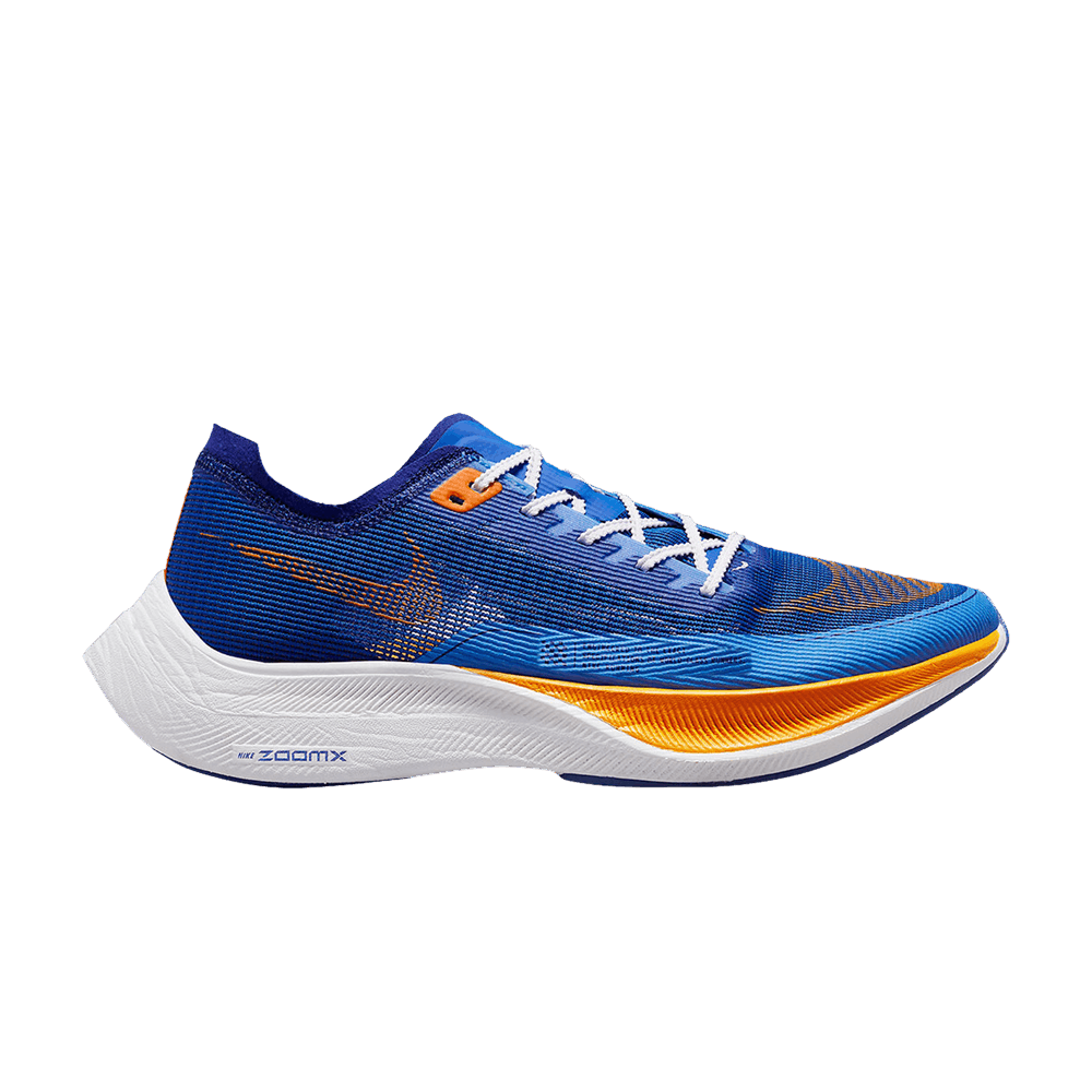 Nike ZoomX Vaporfly NEXT% 2 Game Royal Vivid Orange Running Shoes FD0713-400