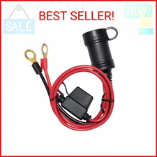 SPARKING 3FT Car Female Cigarette Lighter Plug Socket to Eyelet Terminals 12V Ex