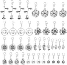 Zipper Pulls Charms, Mixed Style Clip on Charms Zipper Puller Decoration for DIY
