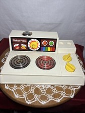 Vintage Fisher Price 1978 Stove Top Toy Range Glow Magic Burners 919