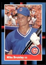 Mike Brumley 1988 Donruss #609 Chicago Cubs MLB READ FREE SHIPPING AutographDen