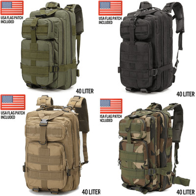 XGear Tactical Large 40L Tactical Backpack Survival Bag with Waterproof Comfort