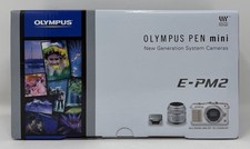 NEW Olympus Pen Mini E-PM2 Mirrorless Digital Camera with 14-42mm Lens Kit BLACK