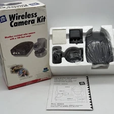 Wireless Color Camera Kit With Receiver X10 WVK54 Weather Resistant 100FT Range