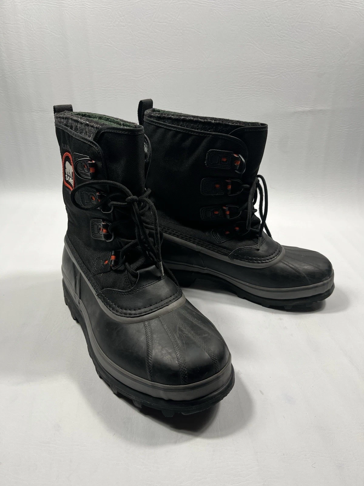 Sorel Caribou XT Boots Mens 11.5 Black Insulated Waterproof Snow
