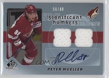 2008-09 SP Game Used Edition Significant Numbers 56/88 Peter Mueller Auto 1x1