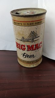 12OZ FLAT TOP BEER CAN BIG MAC BEER