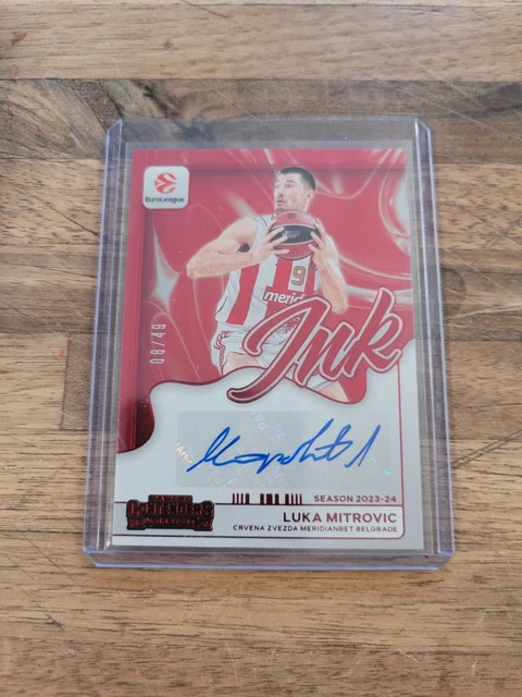 2025/26 Panini Contenders Euroleague Ink LUKA MITROVIC AUTO /49