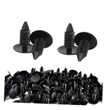 200PCS Car Plastic Trim Boot Rivets Push Clip Fastener, 6.4mm Hole Automotive 