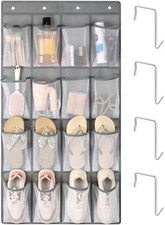 16-Pocket Hanging Organizer - Over the Door Shoe Organizer, Cruise Essentials