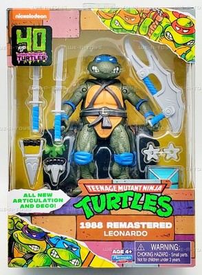 【未開封品】TMNT ミュータント・レオナルド フィギュア Teenage Mutant Ninja Turtles 1988 Remastered Leonardo Action