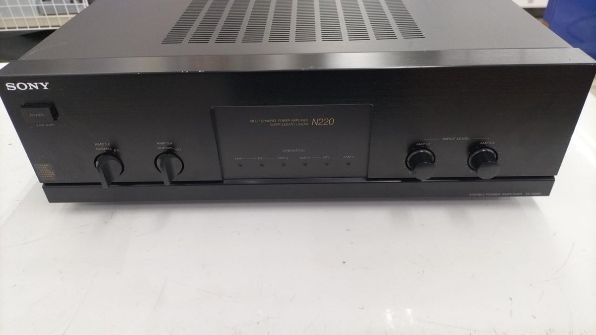 SONY TA-N220 パワーアンプ SONY TA-N220 Stereo Power Amplifier 70W×4 / 150W BTL – Vintage