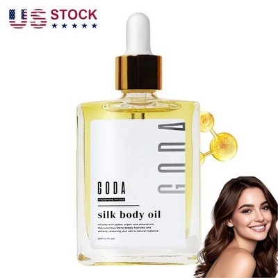 GODA Silk Body Oil,Silk Body Oil,Goda Perfume Oil,Bath & Shower Oil Smooth Skin