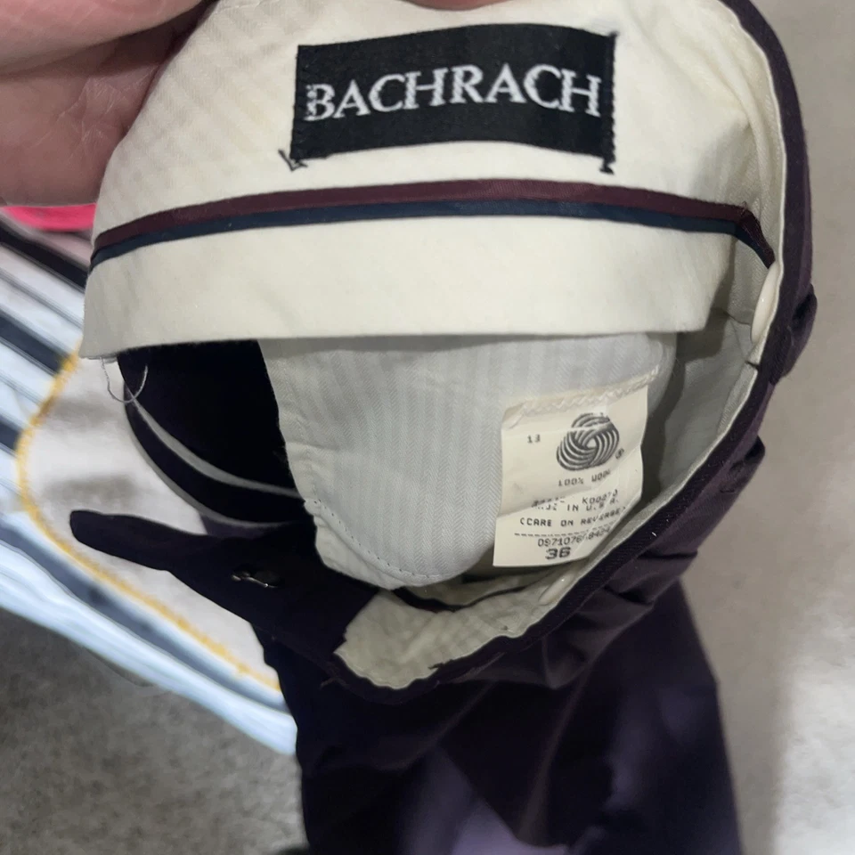 Beautiful BACHRACH BROWN Pants----36 Inch waist---32 Inch Inseam! - Image 2 of 3