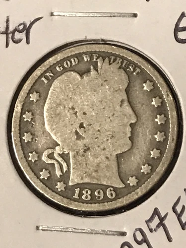 1896 Barber Quarter  G