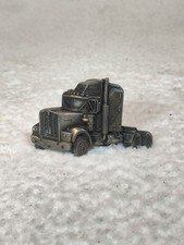 Vintage 1980 Kenworth Truck Belt Buckle Made In USA By Bergamot Brass Works