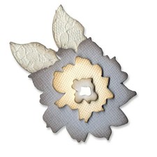 Fustelle Big Shot Sizzix Originals M Strati Di Fiori Con Foglie