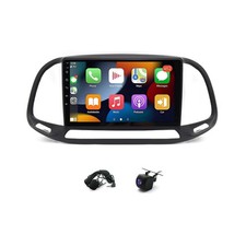 Android 14.0 Double Din Car Stereo - 9 Inch Touch Screen Radio Android Auto w...