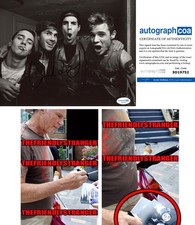 Chad Smith signed "RED HOT CHILI PEPPERS" 8x10 Photo EXACT PROOF a ACOA COA