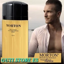 MORTON MEN'S COLOGNE ATOMIZER NATURAL SPRAY BY MARLEN LAMUR NUEVA EN CAJA